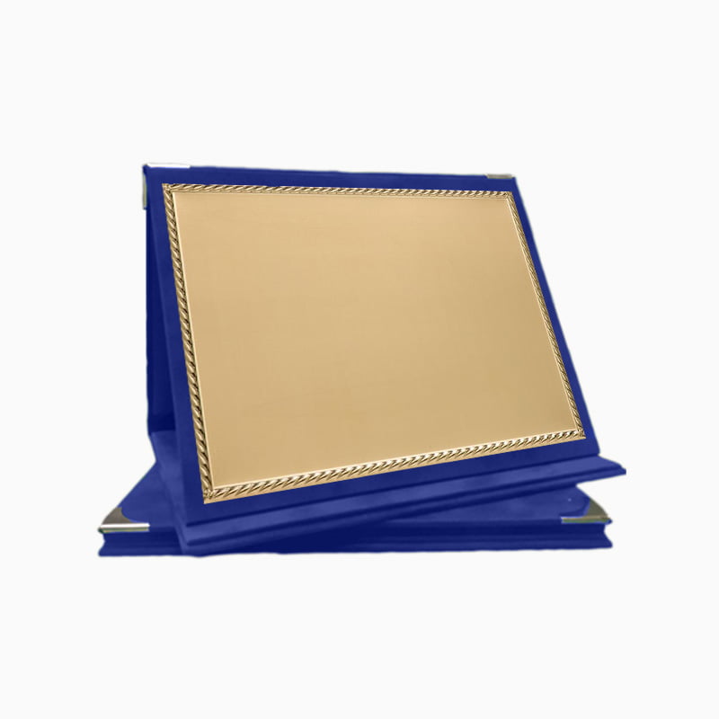 Placheta metalica TGSU1003 mapa plus albastra