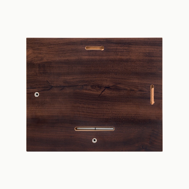 Placa de lemn cu picior metalic
