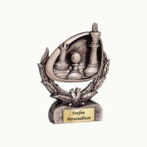 Trofeu din rașină "ȘAH" personalizat