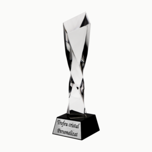 Trofeu cristal personalizat