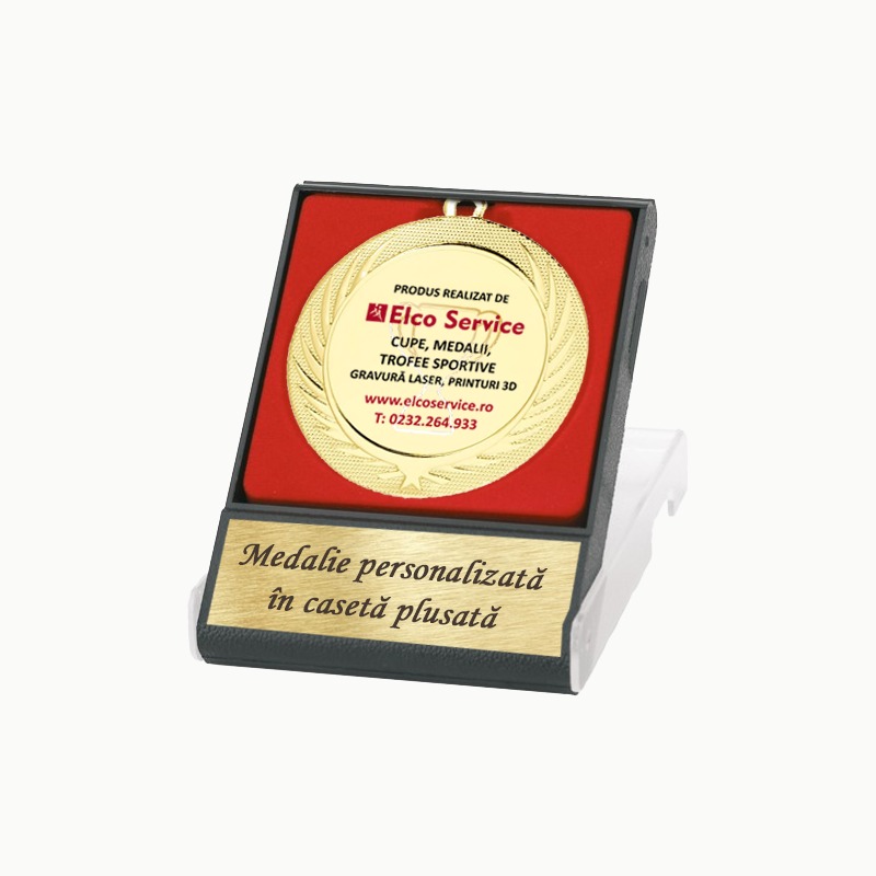 Medalie MECSME76AU personalizata IN CASETA