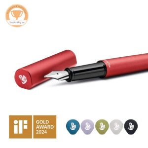 Stilou Ineo Elements Fiery Red, in cutie metalica pentru cadou, personalizat