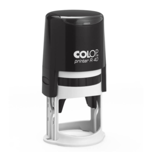 Stampila-rotunda-personalizata-Colop-Printer-R40-carcasa-neagra